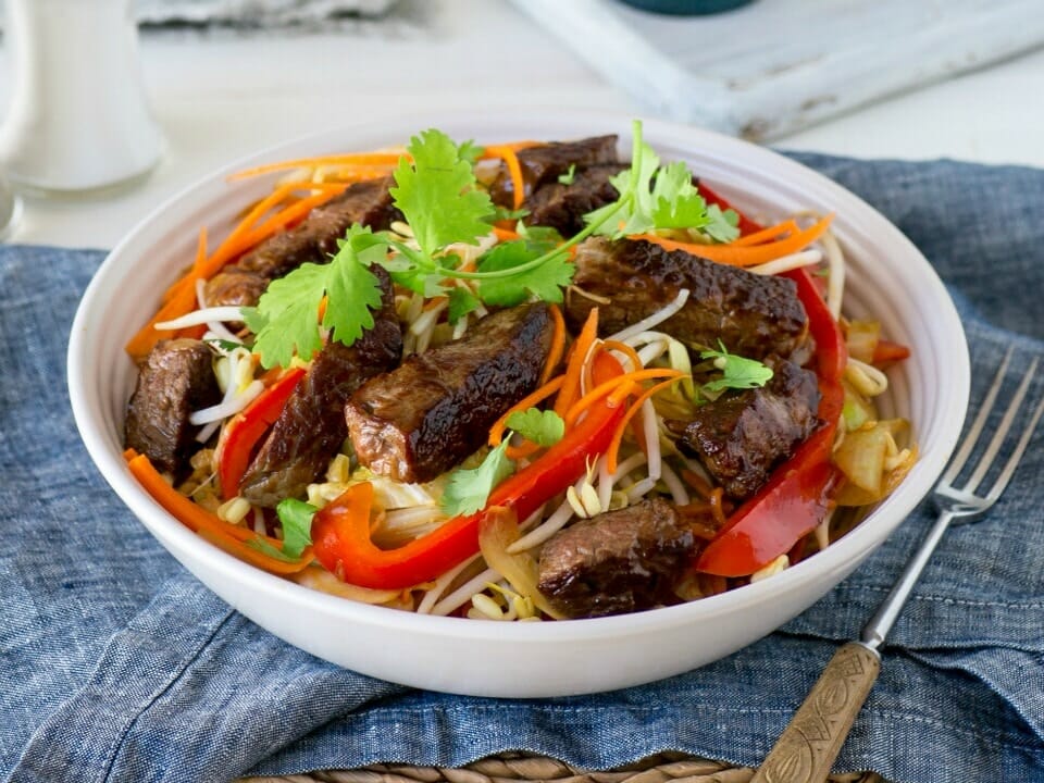 Beef Stir fry with Noodles Recipe