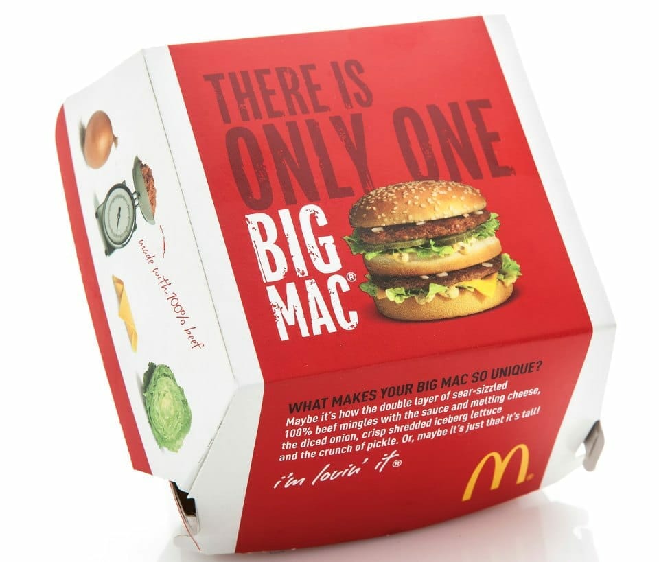 how many calories in a big mac