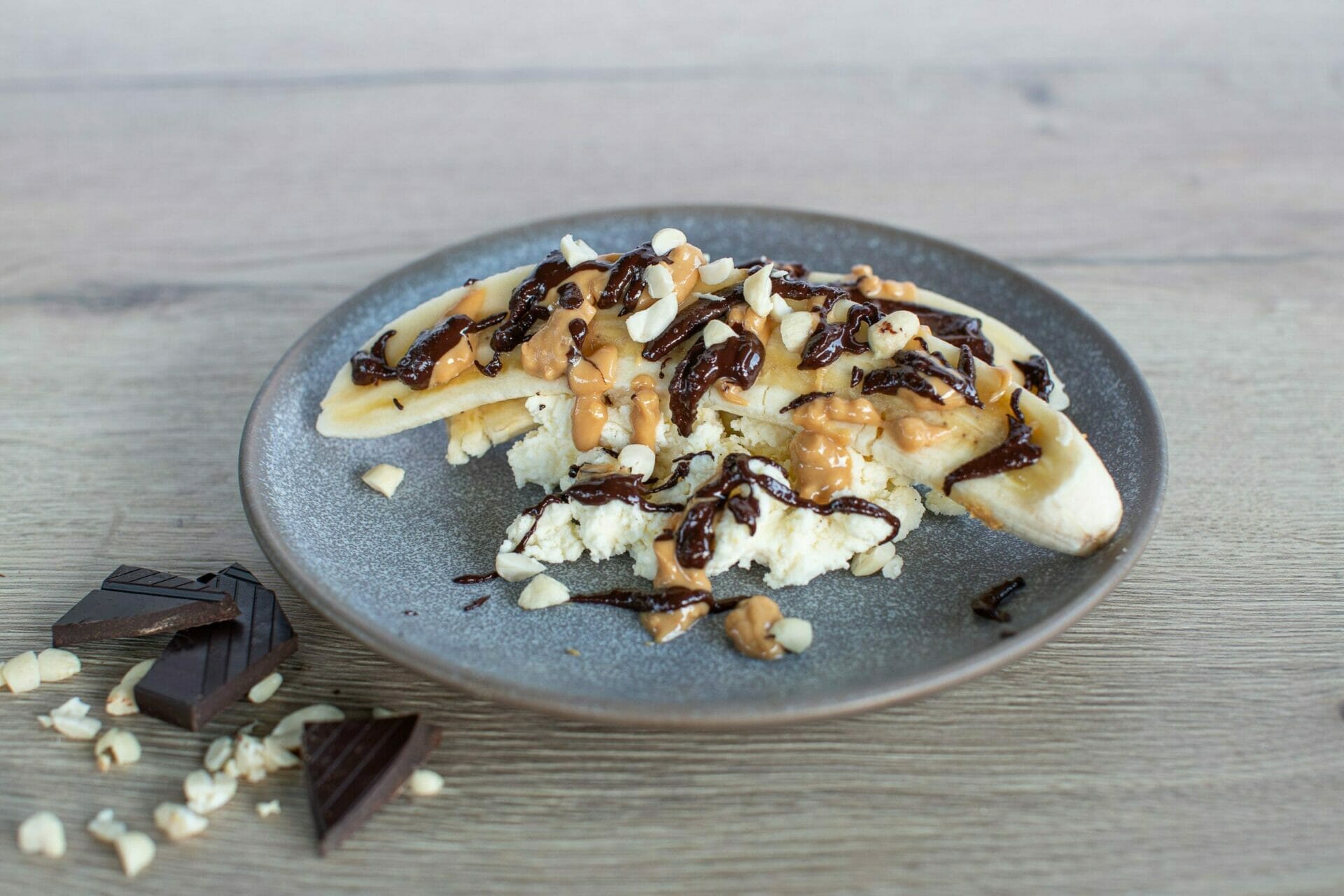 healthy banana split recipe