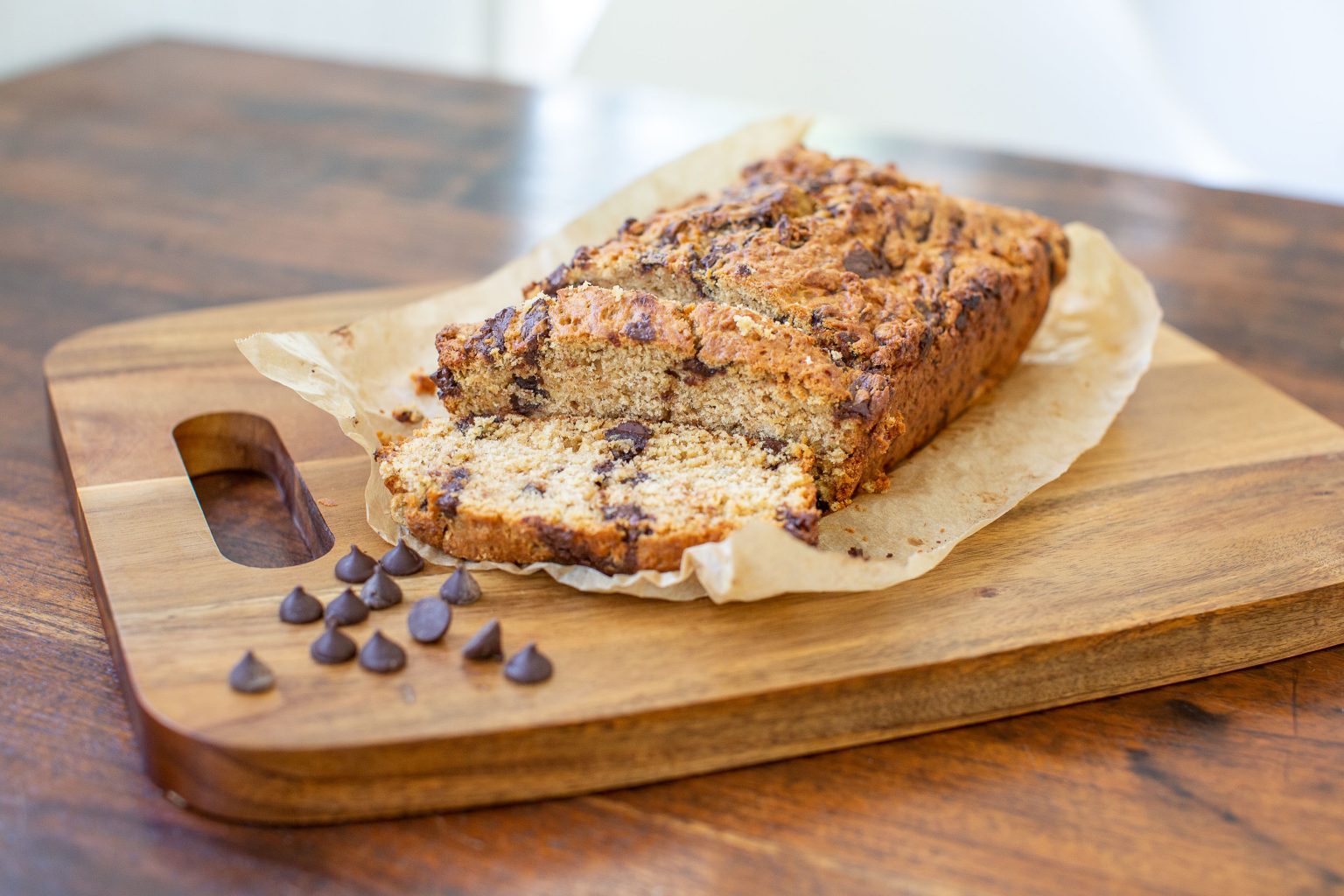 Choc chip banana bread recipe the healthy man