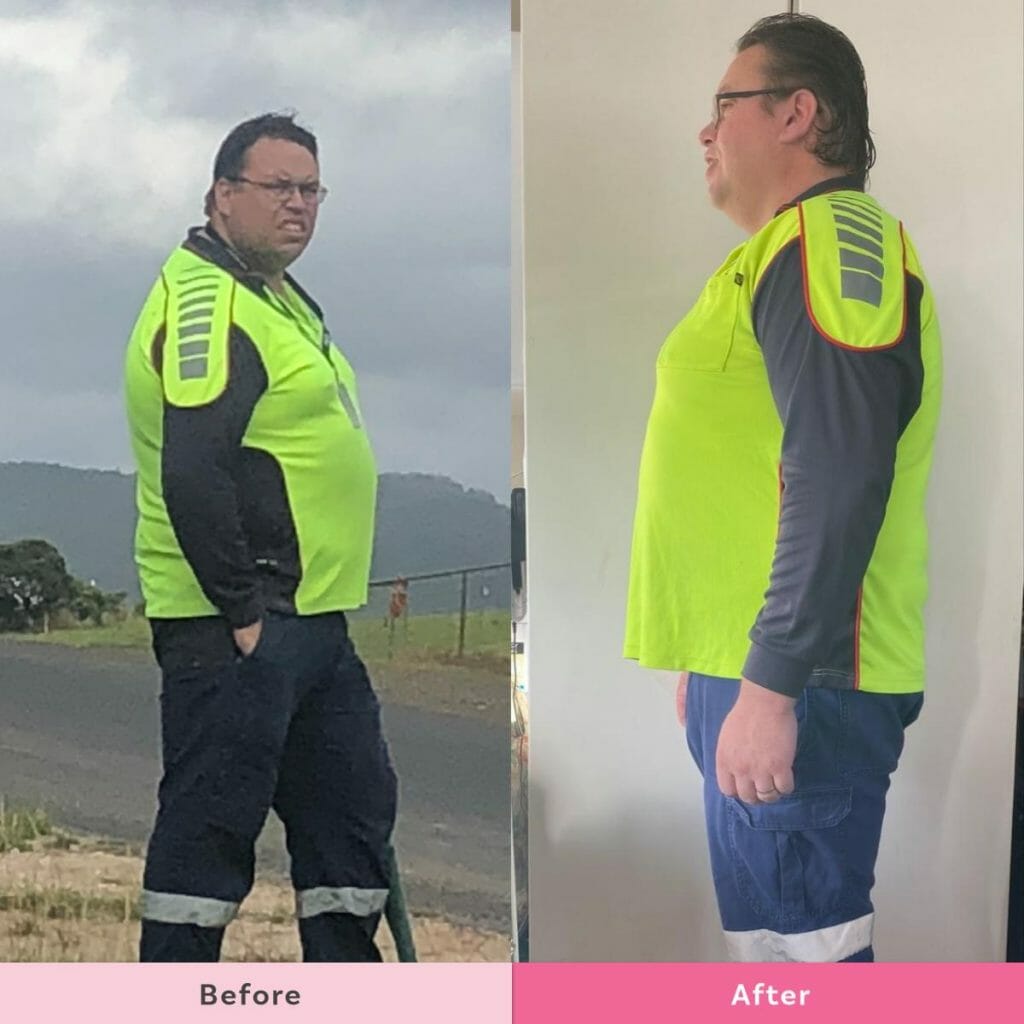 Truck driver Dale has lost 9kg by drinking The Healthy Man 