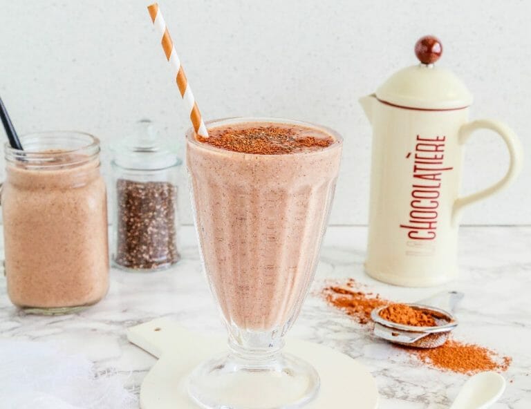 Healthy Chocolate Milkshake Smoothie Recipe