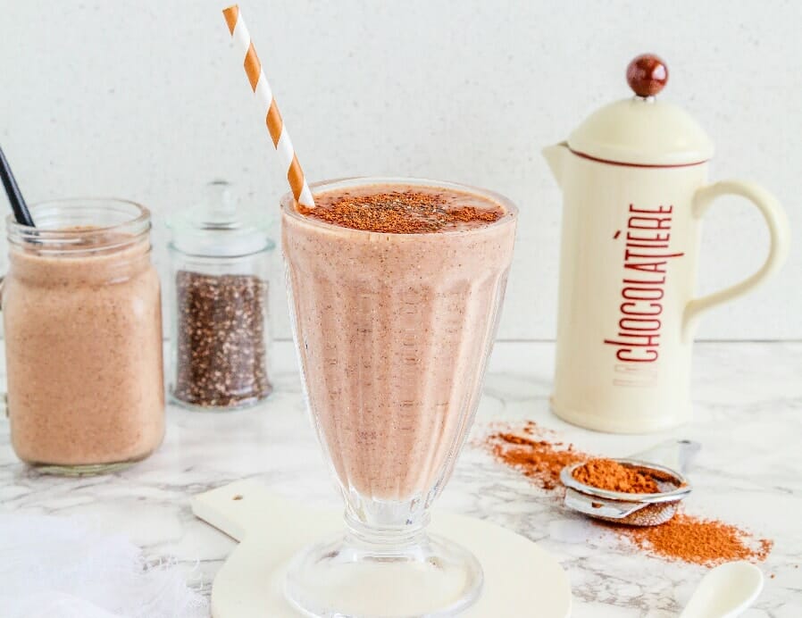 Healthy Chocolate Milkshake Smoothie Recipe